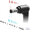 Kép 4/5 - Akyga AK-ND-73 24V/4,17A/100W 6,3x3mm Zebra notebook hálózati töltő