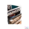 Kép 2/6 - Amica 54037 inox, szabadonálló, kerámialapos, elektromos, főzőzóna: 4, sütő:66L, grill, tűzhely