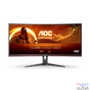 Kép 2/8 - AOC 34" CU34G2XE/BK UWQHD VA 144Hz DP/HDMI/USB ívelt gamer monitor