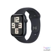 Kép 1/4 - Apple Watch SE2 v2 GPS (44mm) éjfekete alumínium tok , éjfekete sport szíj (M/L) okosóra