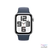 Kép 2/4 - Apple Watch SE2 v2 GPS (44mm) ezüst alumínium tok , kék sport szíj (S/M) okosóra