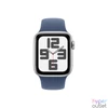 Kép 2/2 - Apple Watch SE2 v3 GPS (40mm) ezüst alumínium tok, denim sportszíj (S/M) okosóra