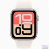 Kép 2/3 - Apple Watch SE3 Cellular (44mm) csillagfény alumínium tok, csillagfény S/M sportszíjas okosóra