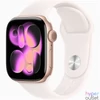 Kép 1/3 - Apple Watch S11 GPS-es (42mm) rózsaarany alumínium tok, lágy rózsaszín M/L sportszíjas okosóra