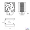 Kép 8/9 - Arctic Freezer 36 A-RGB fekete processzorhűtő