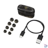Kép 3/3 - Audio-Technica ATH-CKS30TW+TBK True Wireless aktív zajszűrős vezeték nélküli áttetsző fekete fülhallgató