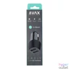 Kép 4/4 - AVAX CC301B CARLY 12W Autós töltő 2x USB A, fekete