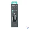 Kép 4/4 - AVAX CC663B CARLY+ 63W Autós töltő USB A (QC)+Type C (PD), fekete