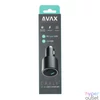 Kép 4/4 - AVAX CC663B CARLY+ 63W Autós töltő USB A (QC)+Type C (PD), fekete