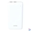 Kép 2/5 - Avax PB103W LIGHTY 8000mAh fehér power bank