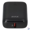 Kép 1/7 - AVAX PB105B MINI 10000mAh Type C/PD 20W+QC 22.5W gyorstöltő fekete power bank