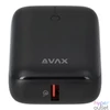 Kép 1/7 - AVAX PB105B MINI 10000mAh Type C/PD 20W+QC 22.5W gyorstöltő fekete power bank