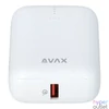 Kép 1/7 - AVAX PB105W MINI 10000mAh Type C/PD 20W+QC 22.5W gyorstöltő fehér power bank