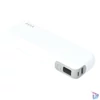 Kép 2/5 - AVAX PB106W LEISURE 15000mAh Type C/PD 30W+QC 18W gyorstöltő fehér power bank