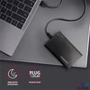 Kép 4/7 - Axagon EE25-A6C USB 3.2 fekete csavar nélküli külső alumínium 2,5" HDD/SSD ház