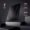 Kép 6/7 - Axagon EE25-A6M USB 3.2 fekete csavar nélküli külső alumínium 2,5" HDD/SSD ház