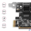 Kép 4/4 - Axagon PCEE-GRF Gigabit Ethernet 1 sávos PCI-Express kártya