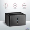 Kép 5/9 - Axagon ADSA-D25 USB 3.2 Gen1 SATA fekete dual dokkoló állomás