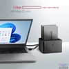 Kép 7/9 - Axagon ADSA-D25 USB 3.2 Gen1 SATA fekete dual dokkoló állomás