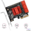 Kép 3/4 - Axagon PCES-SA6 6 db belső SATAIII portos 2 sávos PCI-Express kártya