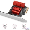 Kép 4/4 - Axagon PCES-SA6 6 db belső SATAIII portos 2 sávos PCI-Express kártya