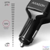 Kép 2/9 - Axagon PWC-PQ38 2x QC3.0 fekete autós töltő