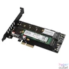 Kép 3/10 - Axagon PCEM2-DC PCI-Express - NVME+NGFF M.2 hűtővel ellátott adapter
