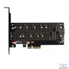 Kép 8/10 - Axagon PCEM2-DC PCI-Express - NVME+NGFF M.2 hűtővel ellátott adapter