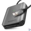 Kép 1/6 - Axagon CRE-S3 USB-A 3.2 SD/microSD/CF külső kártyaolvasó