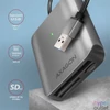 Kép 5/6 - Axagon CRE-S3 USB-A 3.2 SD/microSD/CF külső kártyaolvasó