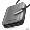 Kép 1/8 - Axagon CRE-S3C USB-C 3.2 SD/microSD/CF külső kártyaolvasó