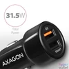 Kép 5/8 - Axagon PWC-QC5 QC3.0 + 2.4A fekete autós töltő