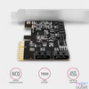 Kép 3/5 - Axagon PCES-SA4X4 4db belső SATAIII portos PCI-Express kártya