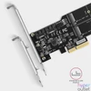 Kép 7/7 - Axagon PCES-SA4M2 2db belső SATAIII portos + 2db SATA M.2 foglalat PCI-Express kártya
