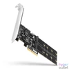 Kép 1/7 - Axagon PCES-SA4M2 2db belső SATAIII portos + 2db SATA M.2 foglalat PCI-Express kártya