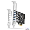 Kép 1/4 - Axagon PCEU-43RS 4db USB 3.2 gen1 portos PCI-Express kártya