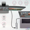 Kép 2/7 - Axagon HMC-HCR3A SuperSpeed USB-C COMBO 5in1 HUB