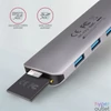 Kép 5/7 - Axagon HMC-HCR3A SuperSpeed USB-C COMBO 5in1 HUB