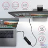Kép 3/7 - Axagon HMC-6H4A SuperSpeed USB-C COMBO 6in1 hub
