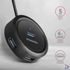 Kép 3/5 - Axagon HUE-P1AL SuperSpeed USB-A ROUND hub