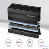 Kép 3/4 - Axagon CLR-M2XL alumínium passzív hűtő M.2 SSD-hez