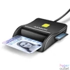 Kép 1/6 - Axagon CRE-SM3SD USB Smart card & SD/microSD/SIM card FlatReader okos kártyaolvasó