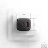Kép 4/7 - Axagon ACU-PQ30 USB-C + QC3.0 30W fekete fali töltő