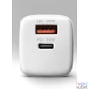 Kép 7/7 - Axagon ACU-PQ30W USB-C + QC3.0 30W fehér fali töltő