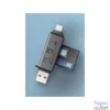 Kép 4/4 - Axagon CRE-DAC Mobil USB 3.2 Gen 1 USB-C + USB-A SD/microSD mini kártyaolvasó