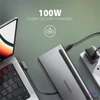 Kép 11/13 - Axagon HMC-4KX3 11in1 ezüst Type C USB HUB