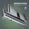 Kép 12/13 - Axagon HMC-4KX3 11in1 ezüst Type C USB HUB