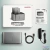 Kép 9/9 - Axagon ADSA-DC SuperSpeed USB DUAL 2.5"/3.5" HDD/SSD DUAL dokkoló