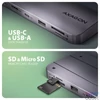 Kép 3/4 - Axagon HMC-6GM2 6in1 USB HUB
