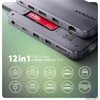 Kép 2/4 - Axagon HMC-12GM2 12in1 USB HUB